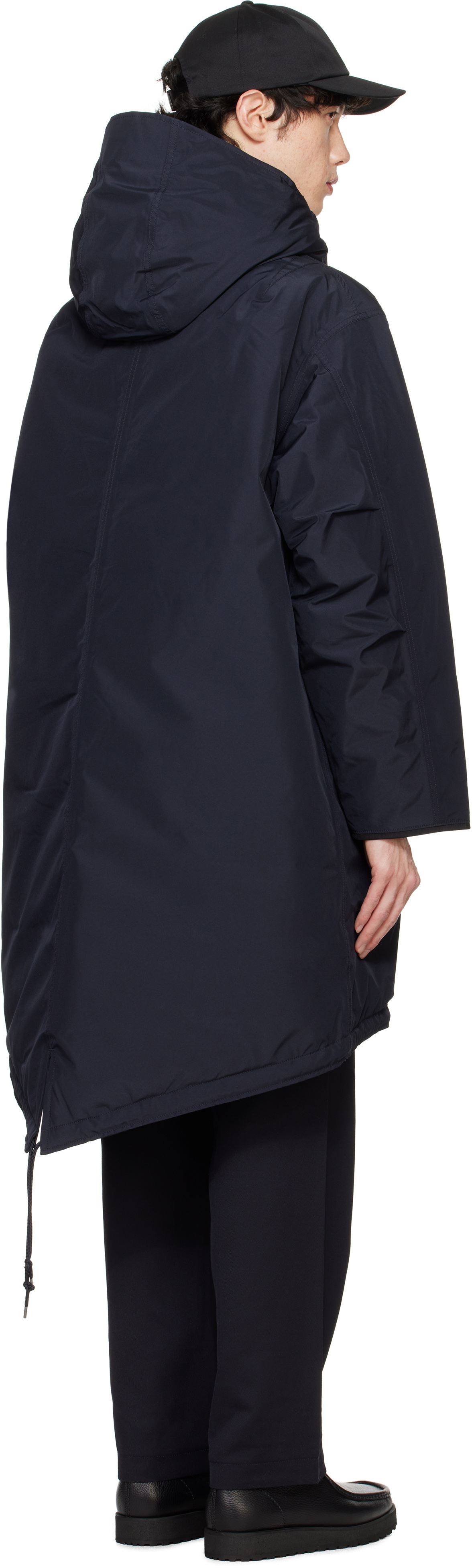 nanamica long down coat L ネイビー nanamica Navy GORE-TEX Long Down Coat Nanamica