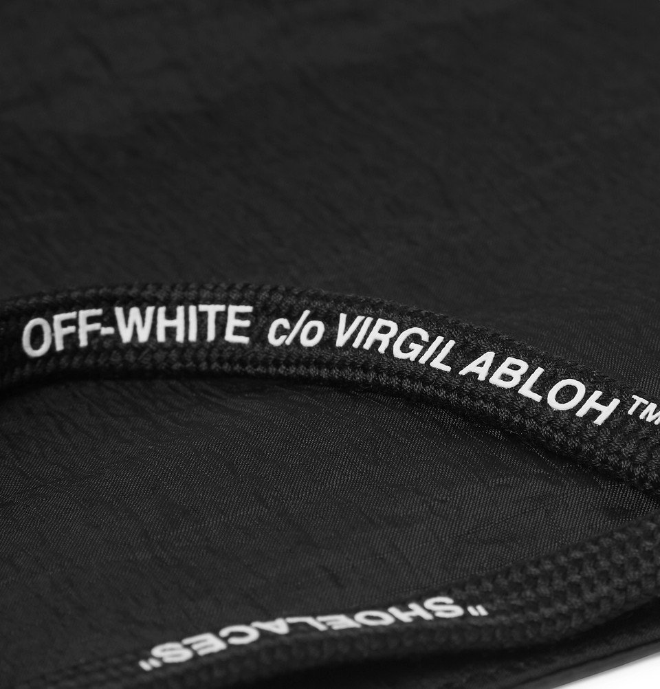 OffWhite Shell Messenger Bag Black OffWhite