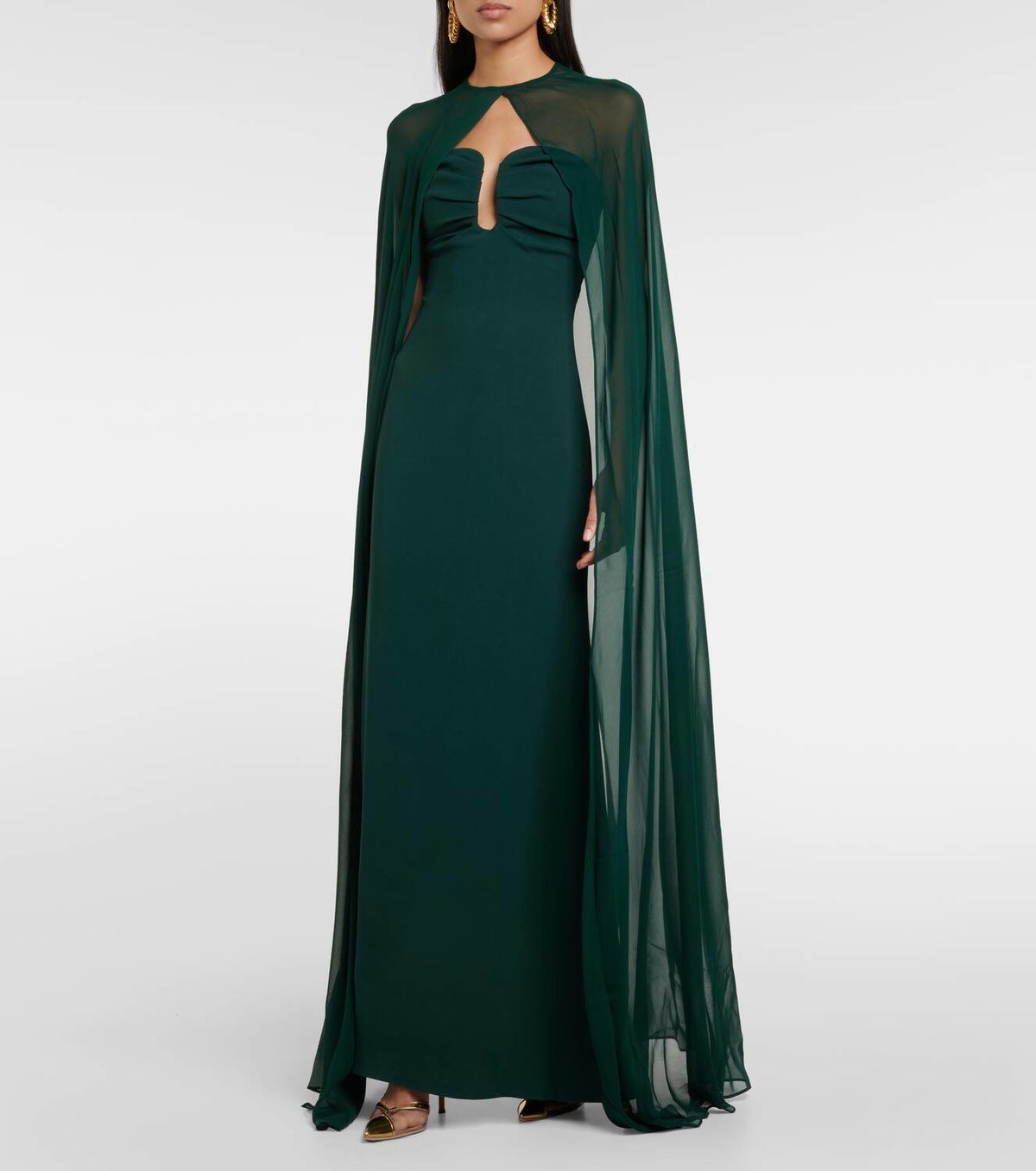 VIP【関税送料無料】希少 Roland Mouret Satin crepe dress Roland Mouret Crêpe satin cocktail dress Roland Mouret