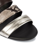 Hogan Valencia leather sandals