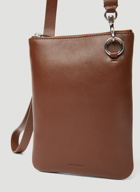 Link Pouch Shoulder Bag in Brown