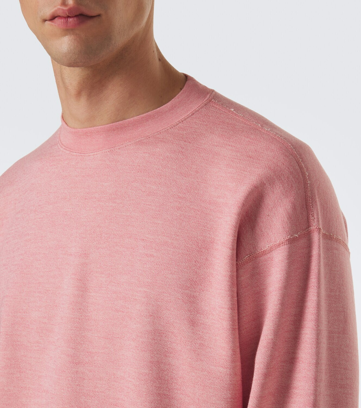 Auralee Cotton, wool, and silk sweatshirt