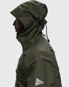 And Wander 2.5 L Hiker Rain Jacket Green - Mens - Track Jackets