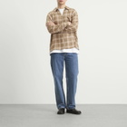 Won Hundred Men's Zayne Zip Overshirt in Ginger Snap