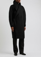 Helmut Lang Alex Wool Coat Black