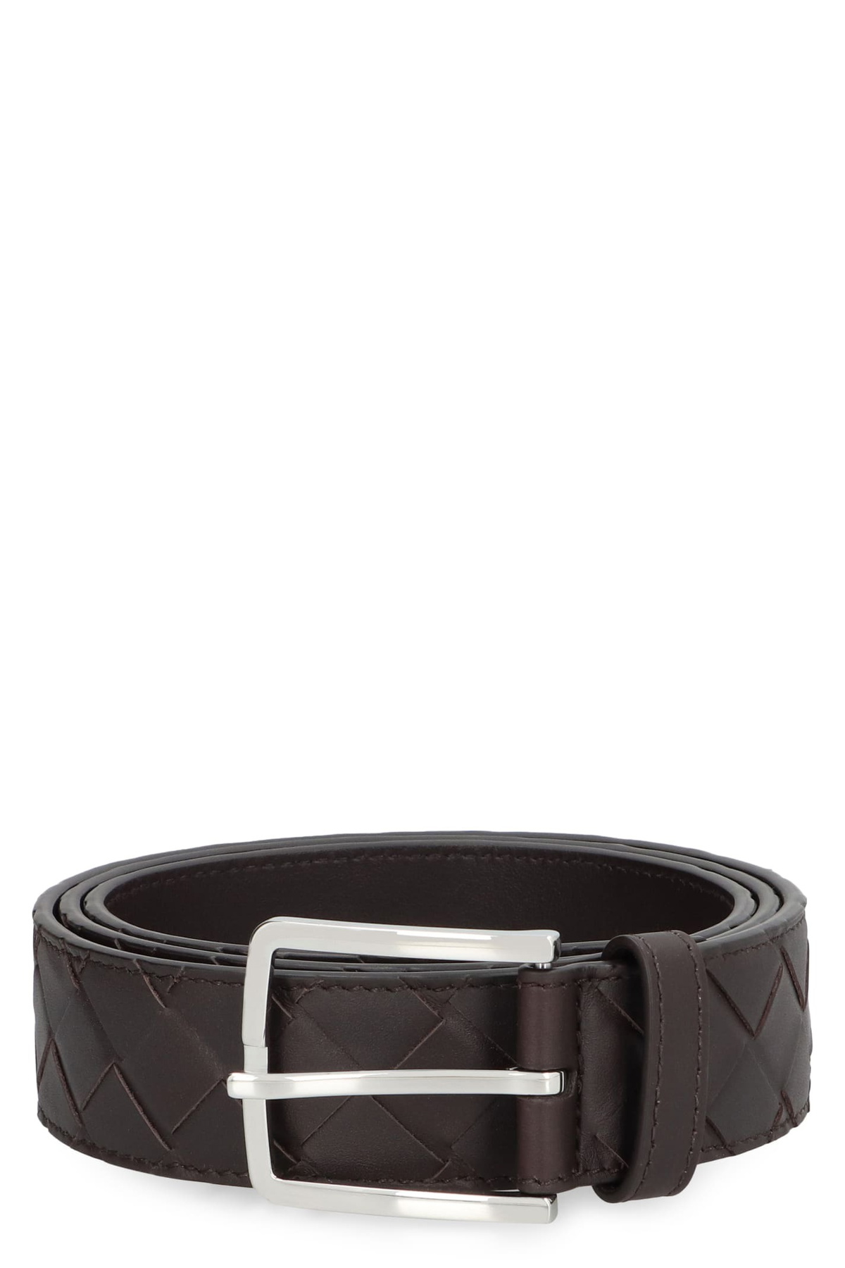ベルト BOTTEGA VENETA Black Nappa Leather Belt Bottega Veneta Black Nappa Intrecciato Belt Bottega Veneta