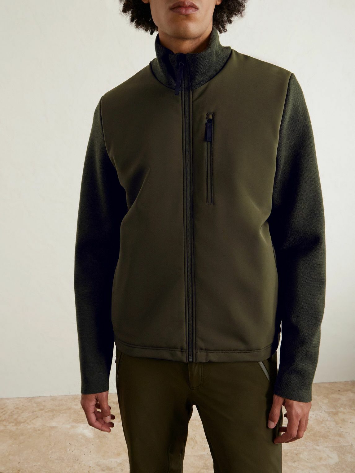 Aztech Mountain - Evan Shell and Wool Down Jacket - Green