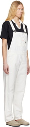 Carhartt Work In Progress Off-White Bib Straight Overalls
