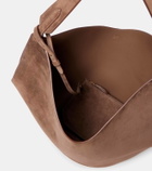 Khaite Lotus Medium suede tote bag