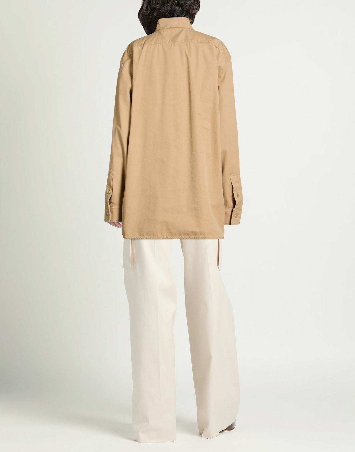 The Row Womens Shirt in Beige
