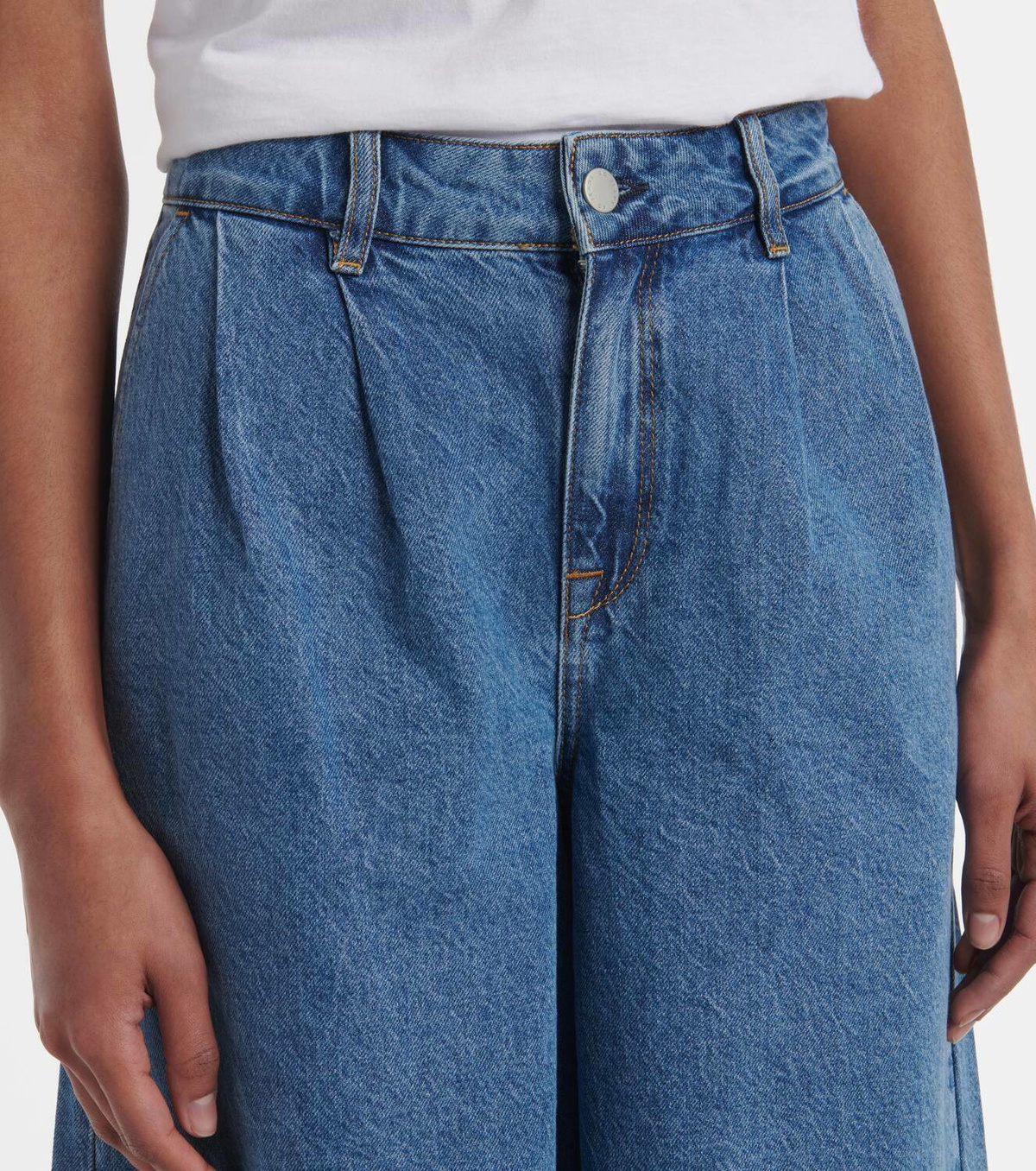 AG Jeans Gran Canaria high-rise wide-leg shorts