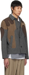 Craig Green Gray Utility Patch Jacket