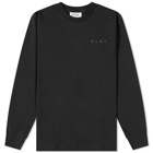 Olaf Hussein Men's Long Sleeve Face T-Shirt in Black