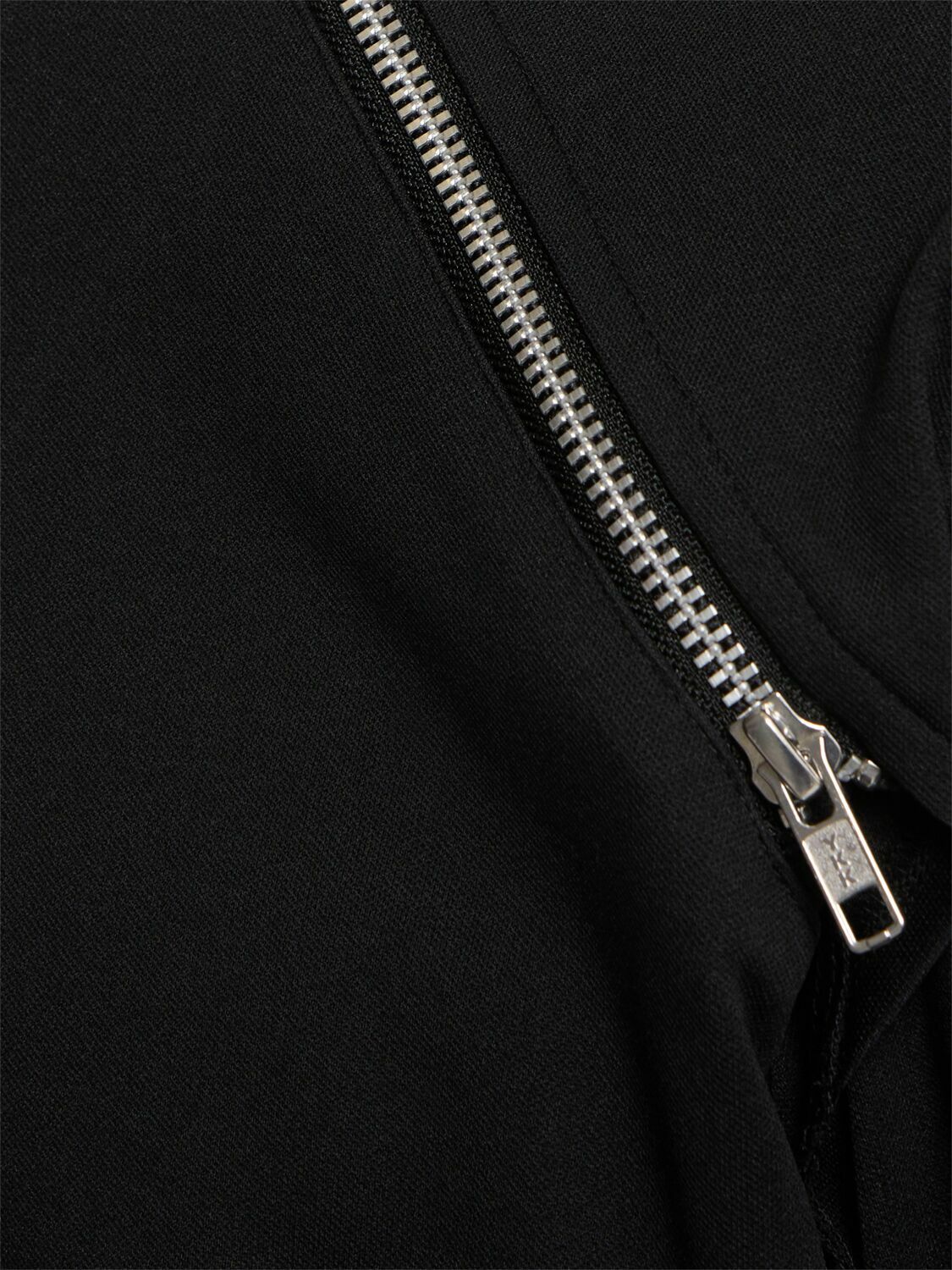COMME DES GARÇONS HOMME PLUS Poly T-shirt with Zip Details Comme
