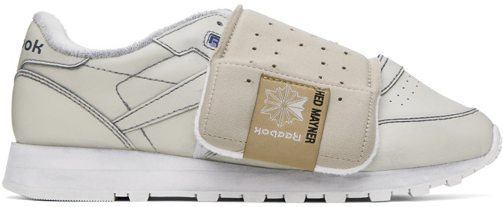 Photo: Hed Mayner White Reebok Classics Edition Classic Sneakers