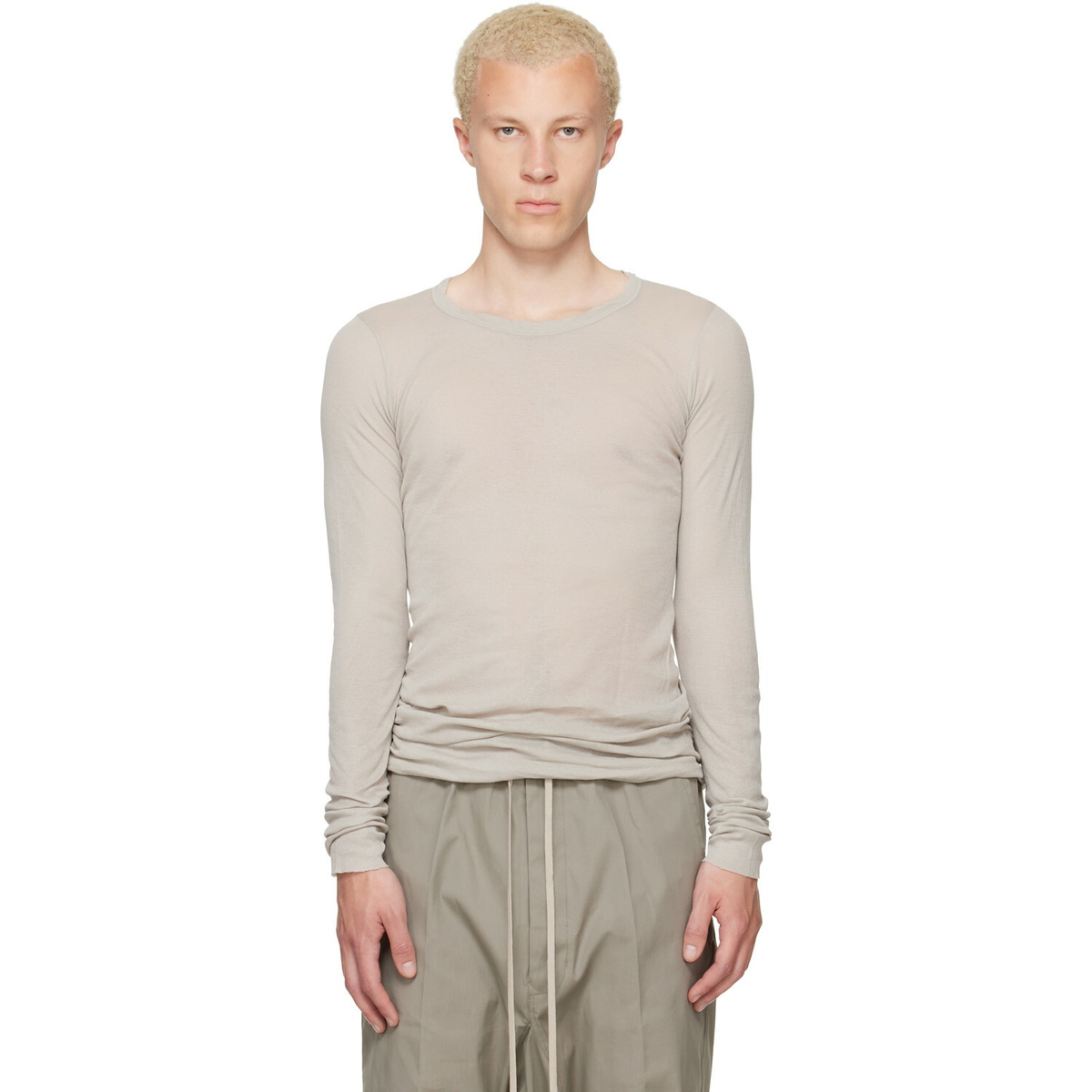 Rick Owens Off-White Tower Rib LS T-shirt