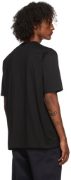 Comme des Garçons Homme Black Embroidered Logo T-Shirt