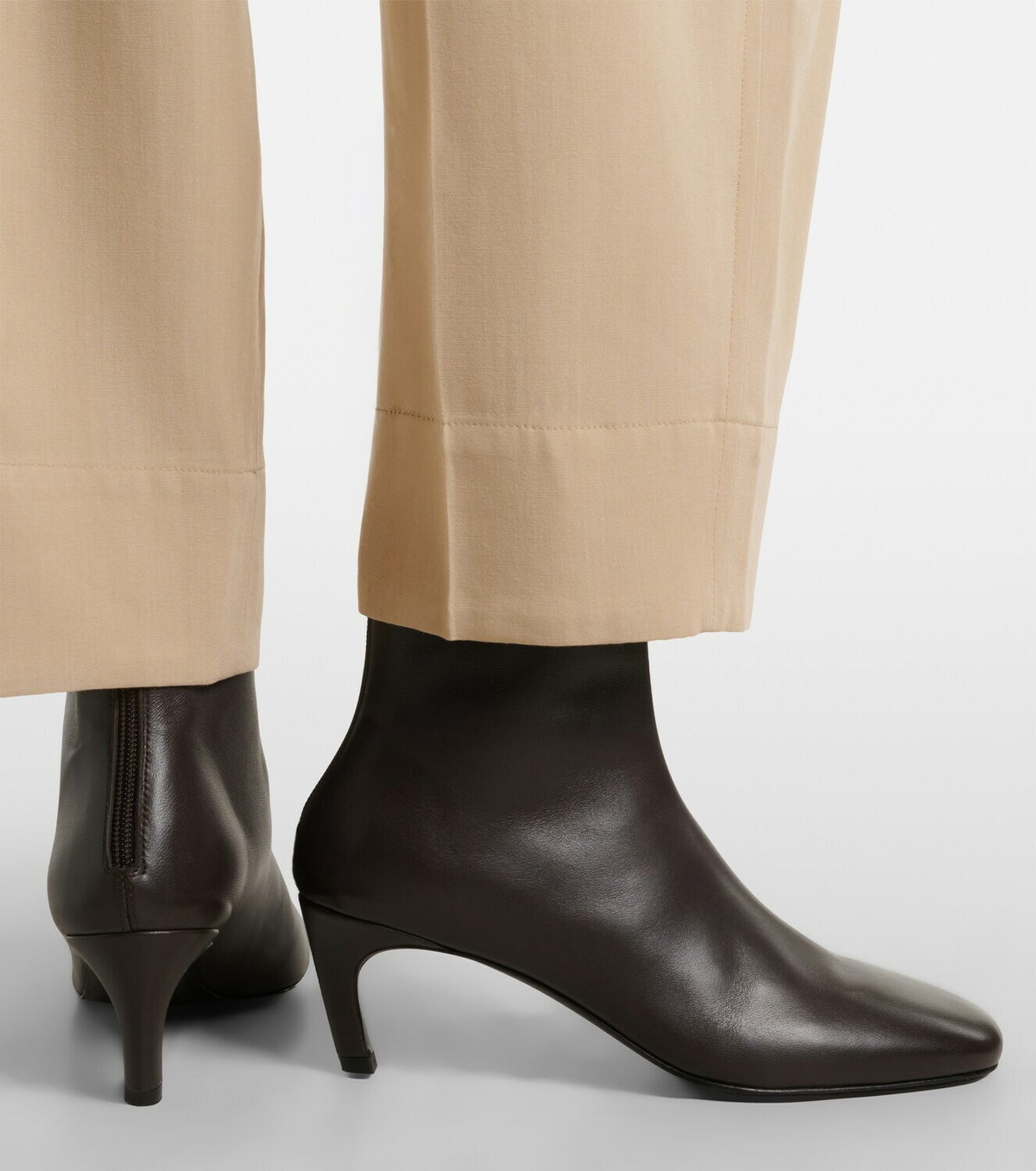Toteme Leather ankle boots