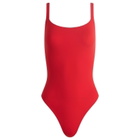 SKIMS Women's Fits Everybody Square Neck Bodysuit in Cherry
