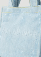 Acne Studios - Logo Shopper Mini Tote Bag in Blue