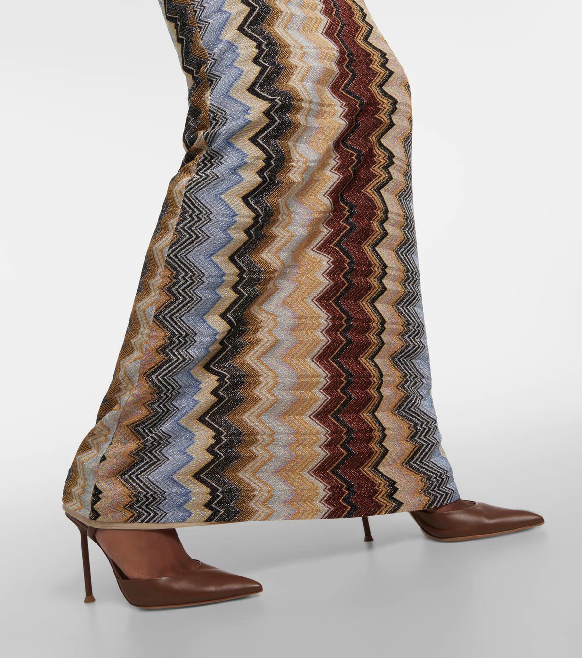 Missoni Zig Zag one-shoulder maxi dress Missoni