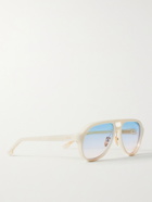 Jacques Marie Mage - George Cortina Aviator-Style Tortoiseshell Acetate Sunglasses