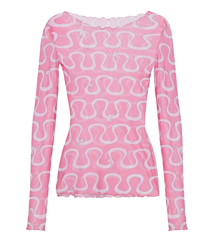Photo: Pucci Onda tulle top