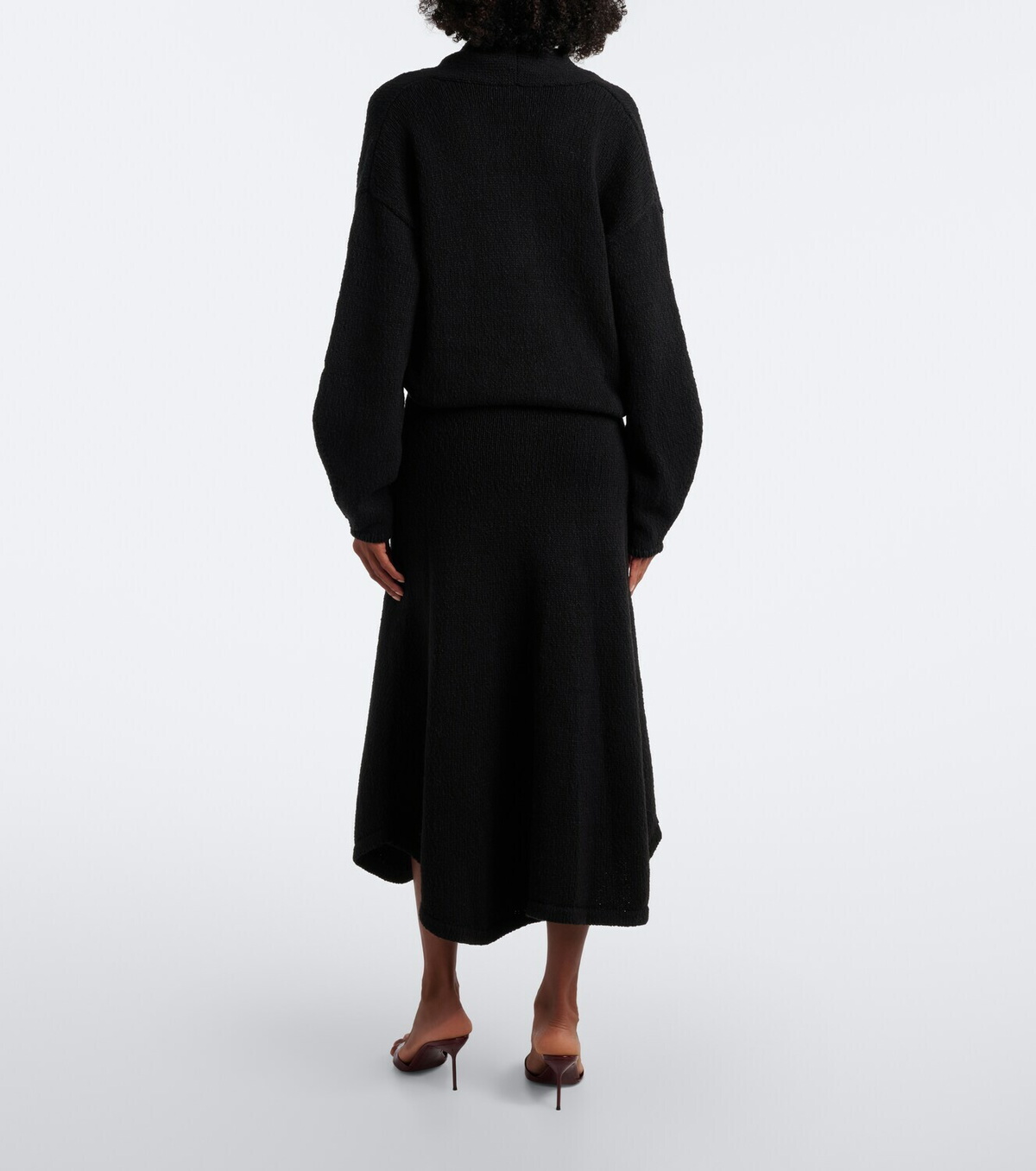 Aya Muse Ken cotton midi skirt