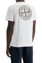 STONE ISLAND regular fit logo t-shirt White