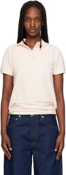 Maison Kitsuné Pink Baby Fox Regular Polo