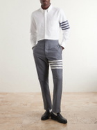 Thom Browne - Striped Cotton Shirt - White