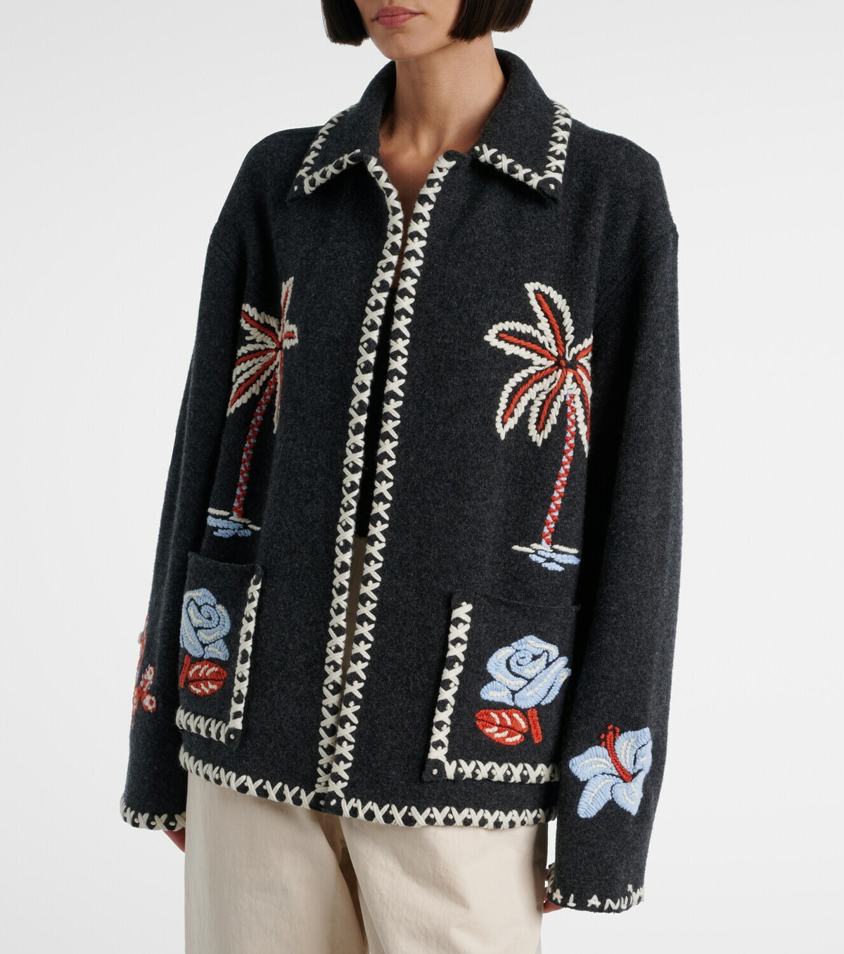 Alanui Remember Me virgin wool jacket