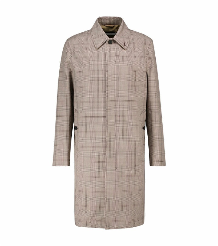 Photo: Caruso - Prince of Wales checked trench coat