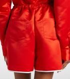 The Frankie Shop Adia satin shorts