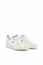 Diesel S-Pagodha-Sneakers in leather, suede and ripstop - Sneakers Womens in Blue