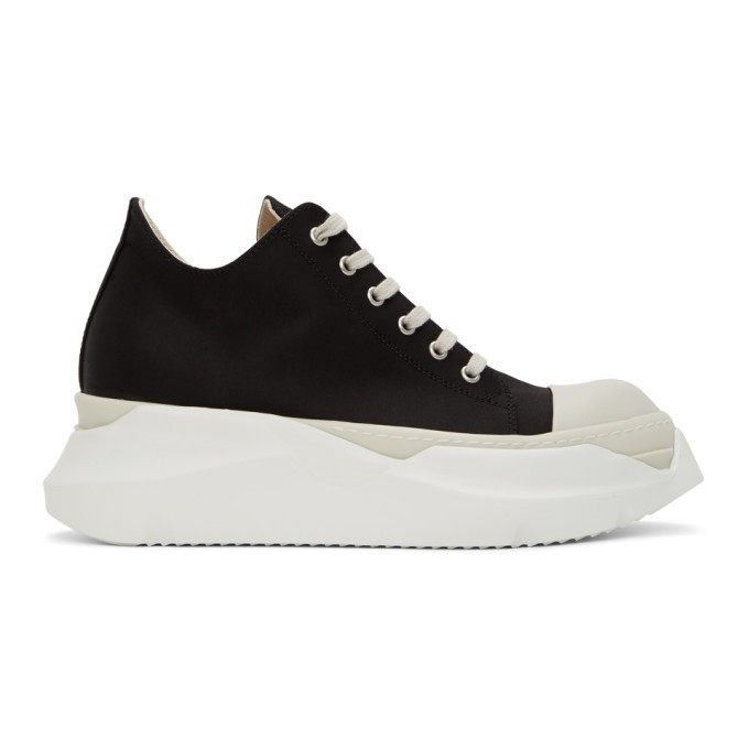 Rick Owens Drkshdw Black and White Abstract Sneakers Rick Owens Drkshdw