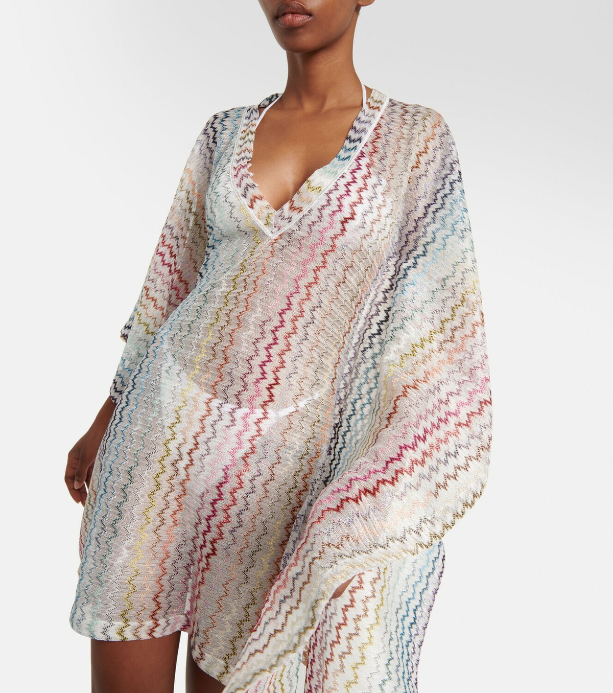 【MISSONI】mare プリント satin kaftan Missoni Mare Zig Zag kaftan Missoni Mare