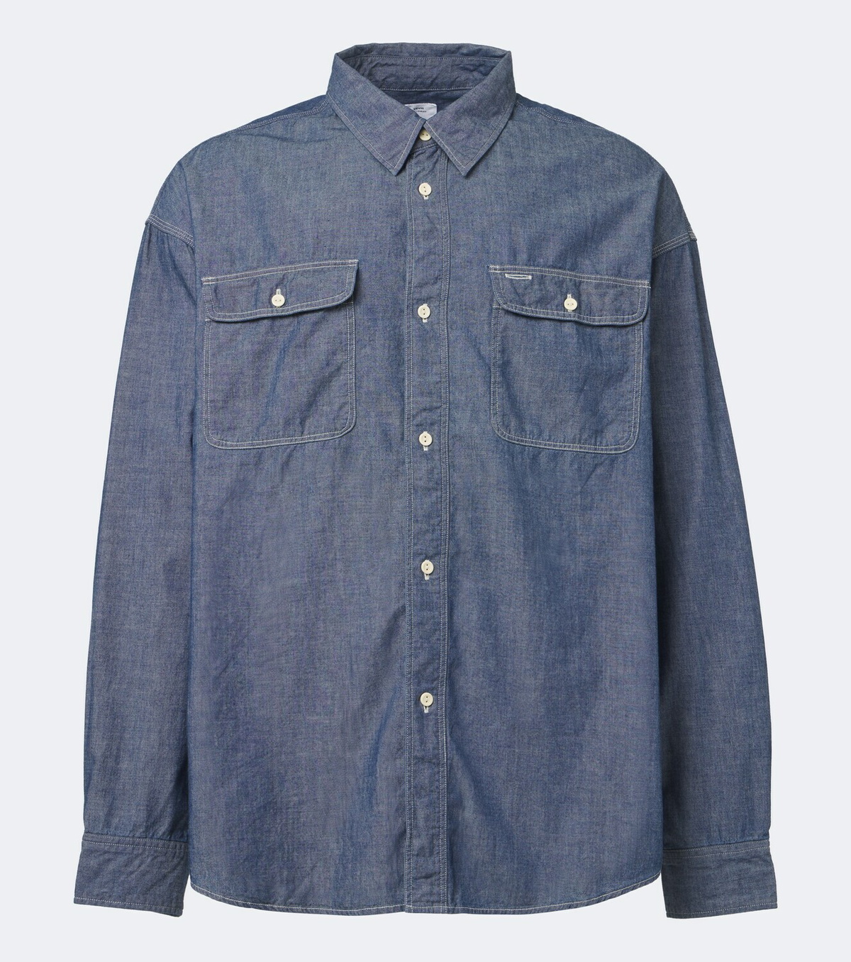 Visvim Langer cotton and silk chambray shirt