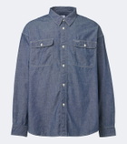 Visvim Langer cotton and silk chambray shirt