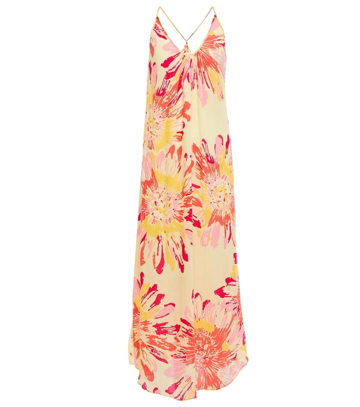 Photo: Poupette St Barth Felicia floral midi dress