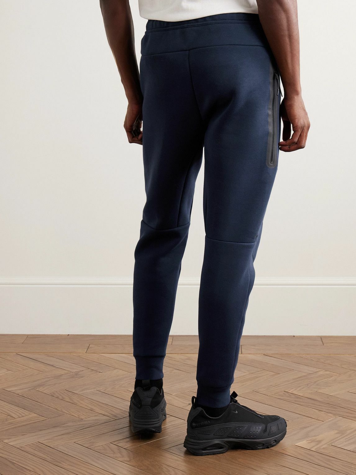 Nike - Slim-Fit Tapered Cotton-Blend Tech-Fleece Sweatpants