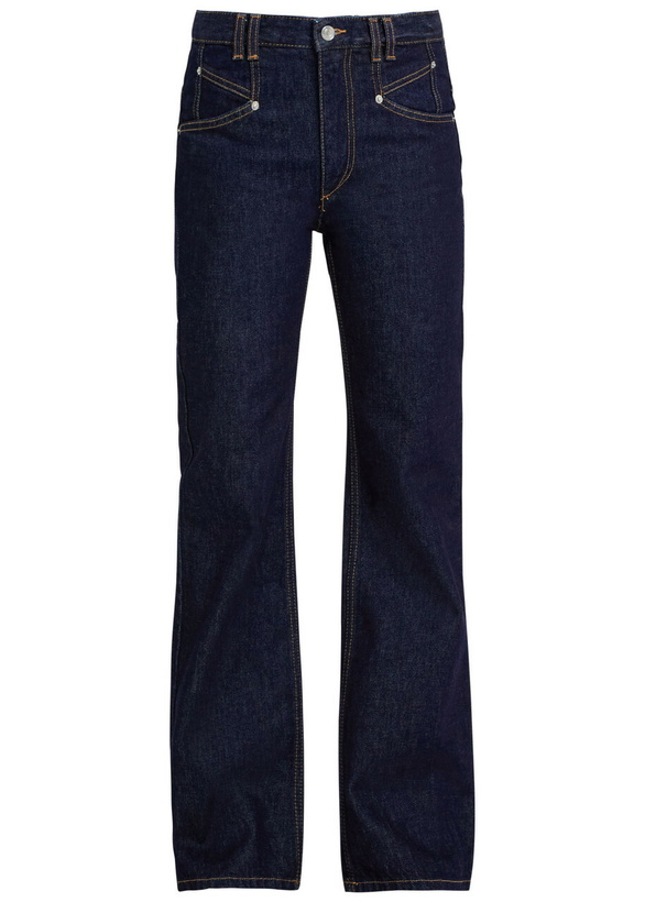 Photo: Isabel Marant Belvia Straight-leg Jeans Denim