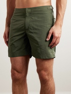 Orlebar Brown - Slim-Fit Mid-Length Swim Shorts - Green