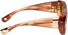 Jean Paul Gaultier Brown 'The Parisian Cat' Sunglasses