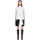 TOTEME White Tie-Waist Jersey T-shirt