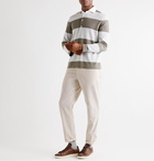 Brunello Cucinelli - Tapered Cotton-Corduroy Trousers - Neutrals