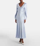 Gabriela Hearst Silk satin maxi dress