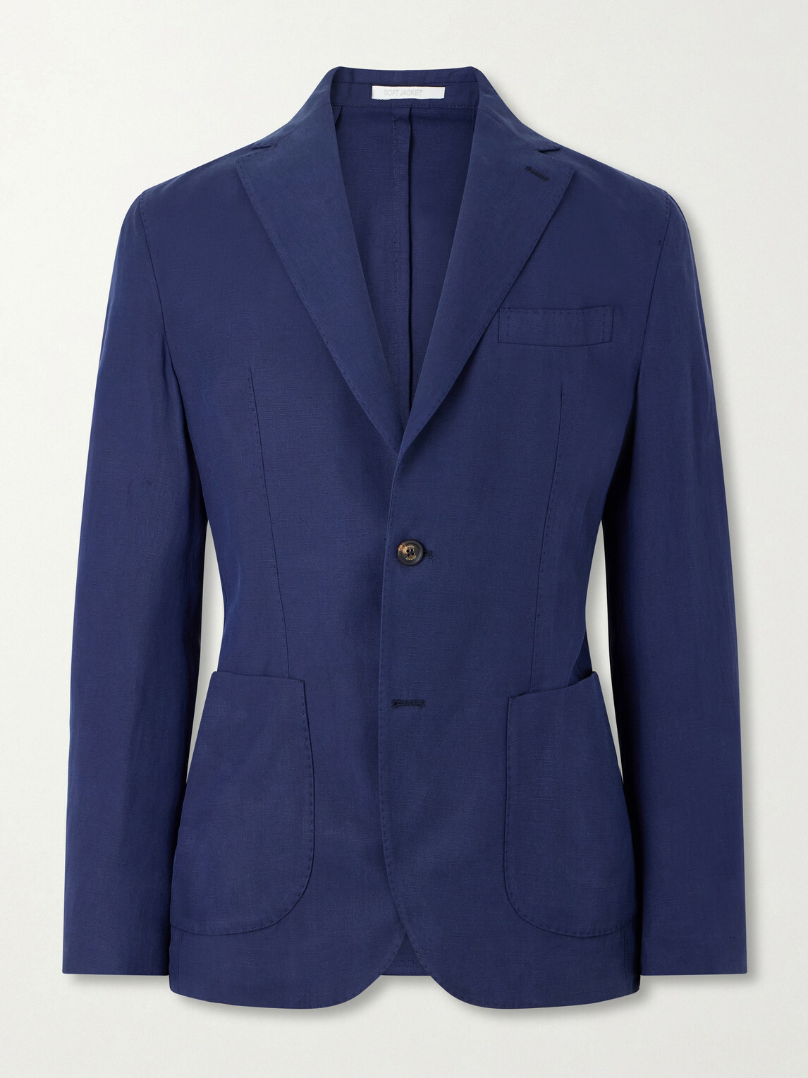 Eleventy - Lyocell and Linen-Blend Suit Jacket - Blue