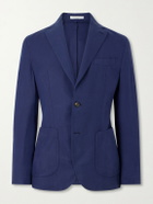 Eleventy - Lyocell and Linen-Blend Suit Jacket - Blue
