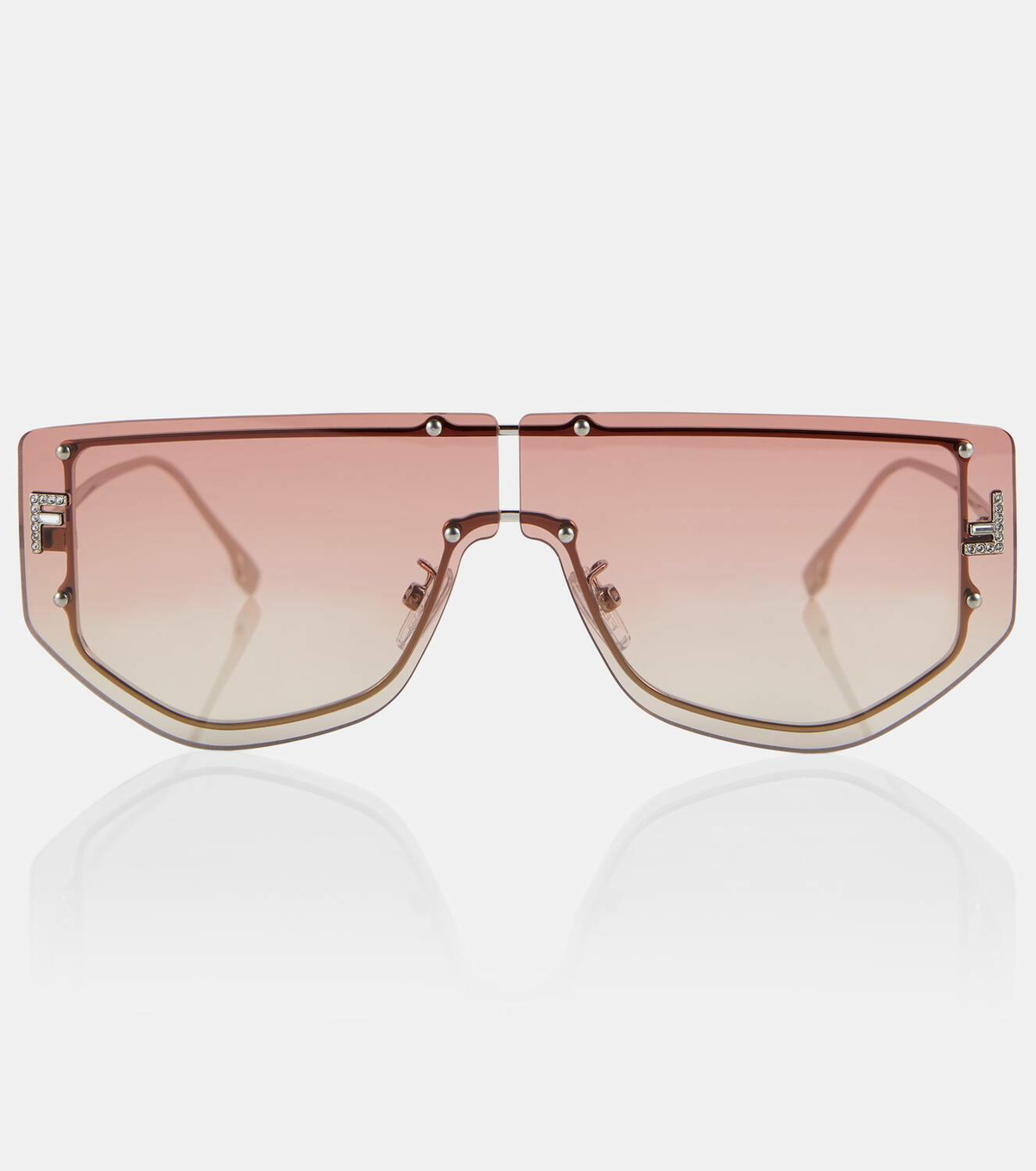 FENDI 今月で終了します Fendi Fendi First oversized sunglasses Fendi